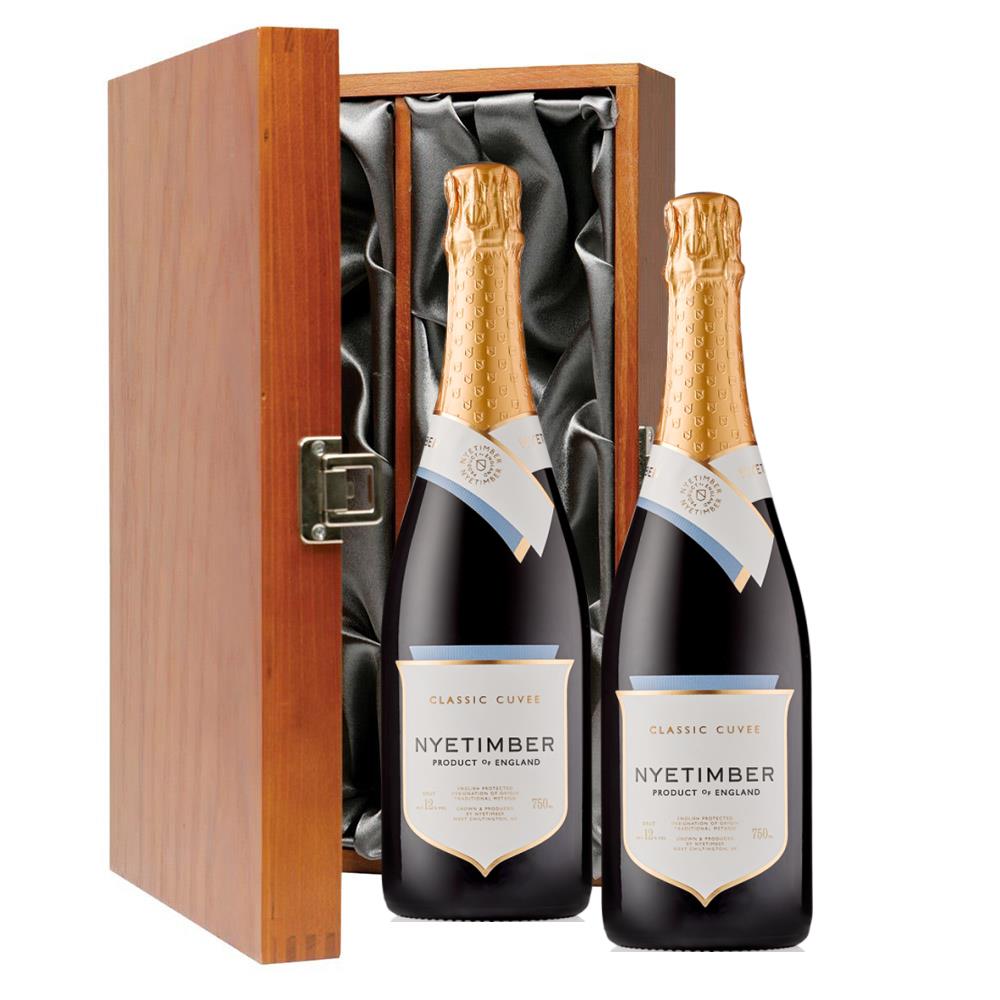 Nyetimber Classic Cuvee English Sparkling 75cl Twin Luxury Gift Boxed (2x75cl)
